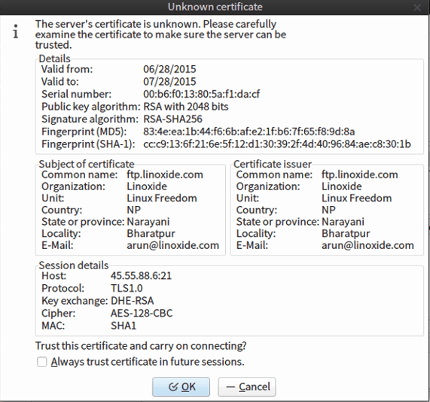 Linux系统运维：Fedora 22 上配置 Proftpd 服务器图解教程