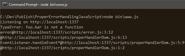 JavaScript中错误正确处理方式解析