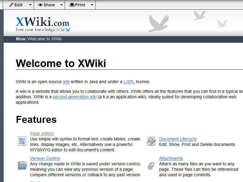 JAVA语言之Java Wiki 系统 XWiki 2.0正式版发布