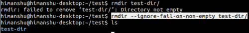 Linux系统运维之Linux rmdir 命令使用入门实例