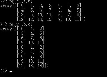 【云计算】numpy进行数组拼接,分别在行和列上合并的两种方法