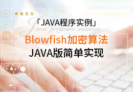 JAVA程序实例-Blowfish加密算法Java版简单实现