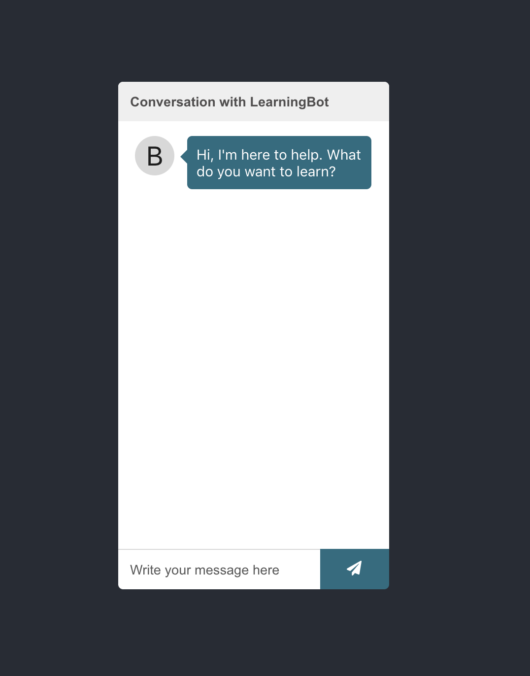 Web前端:React 项目实践——创建一个聊天机器人