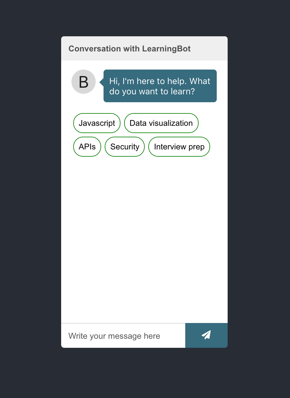 Web前端:React 项目实践——创建一个聊天机器人