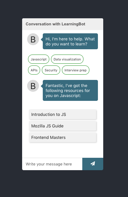 Web前端:React 项目实践——创建一个聊天机器人