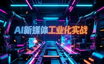 【AI自媒体视频教程】AI新媒体工业化实战_AI运营课程