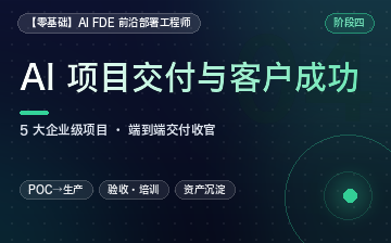 【Python视频教程】FDE项目交付与客户成功_人工智能课程