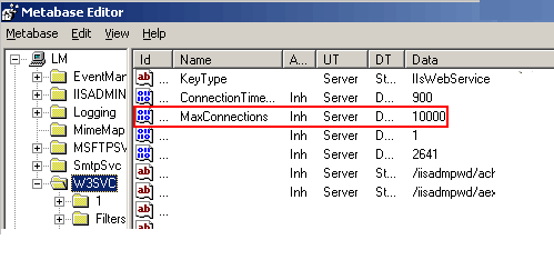 如何解决Windows XP中IIS禁止访问连接的用户过多