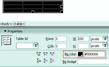Dreamweaver MX 2004 如何打造细线表格