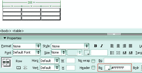 Dreamweaver MX 2004 如何打造细线表格