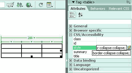 Dreamweaver MX 2004 如何打造细线表格