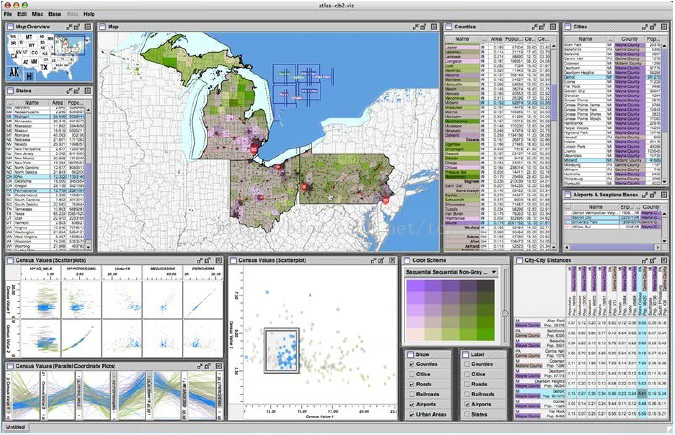 4种典型大数据可视化交互设计模式解析