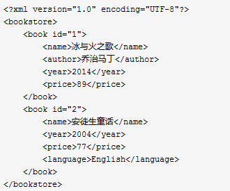 Java语言中XML的Dom解析方式
