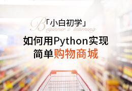 小白初学如何用python实现简单购物商城